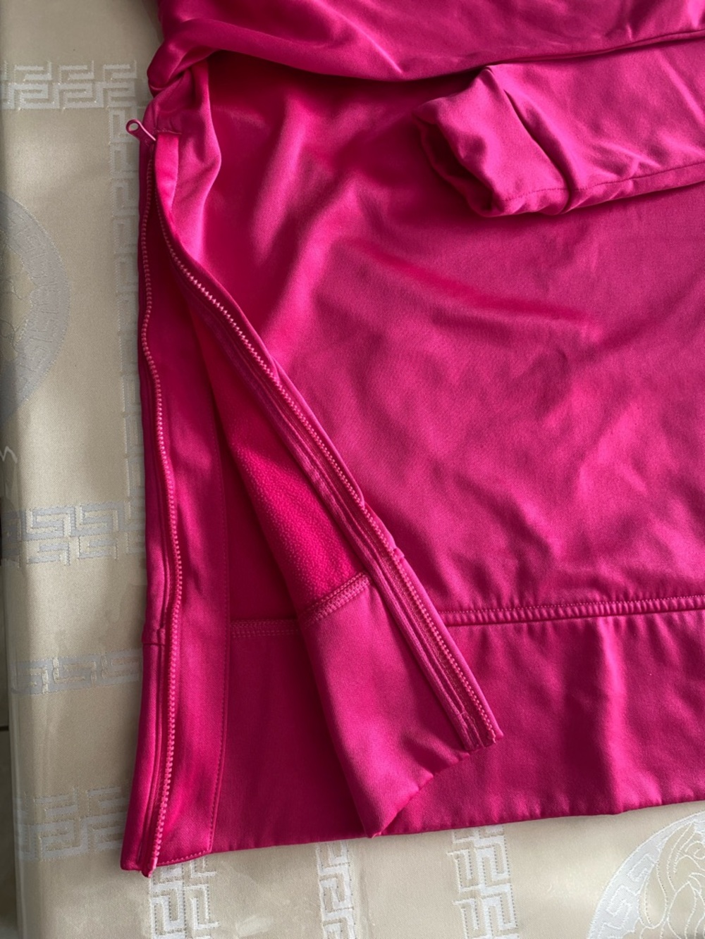 adidas Bright Pink Long Sleeve Crew Sweatshirt - Picture 3 of 10